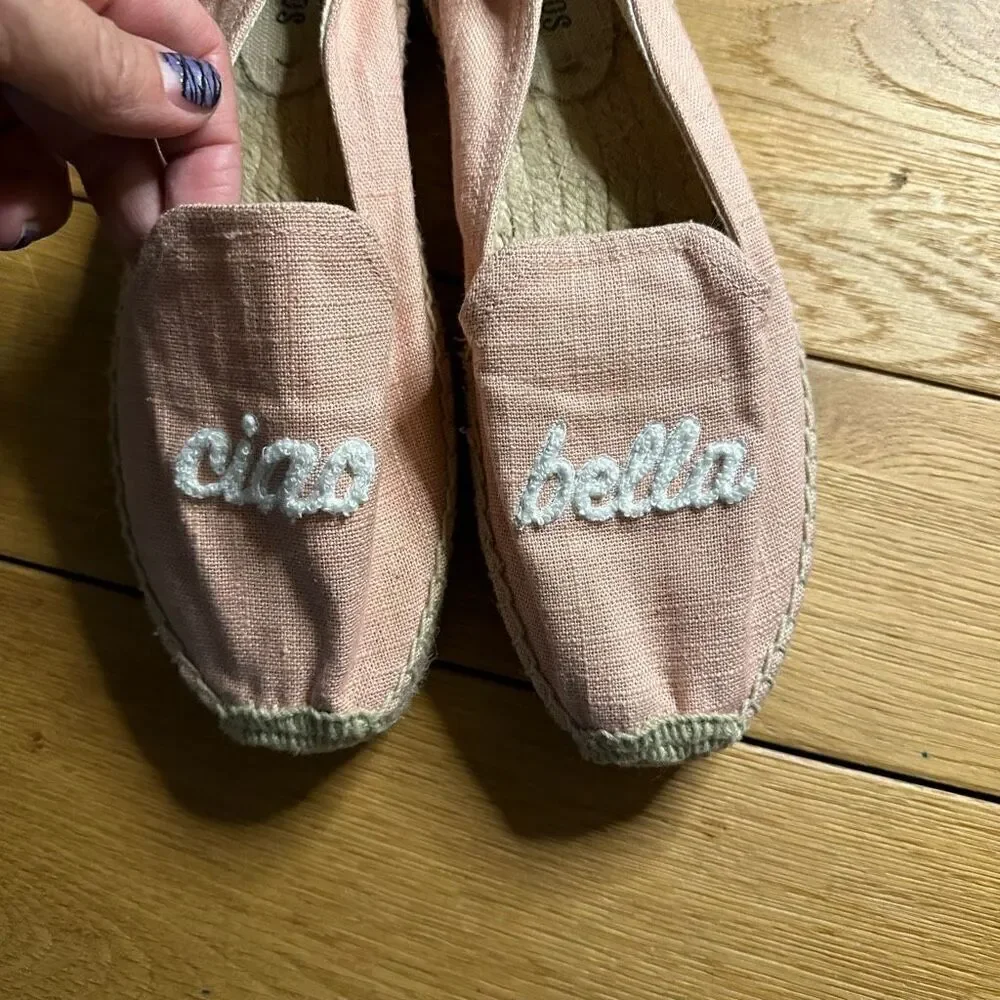 Soludos ciao bella espadrilles slip on pink